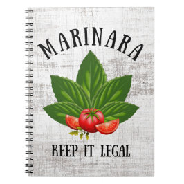 Marinara it 保 Legal Basilトマ葉ト ノートブック