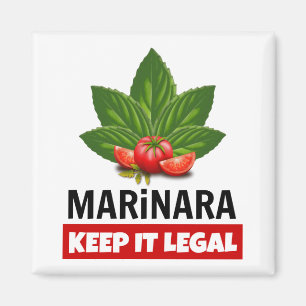 Marinara it 保 Legal Basilトマ葉ト マグネット