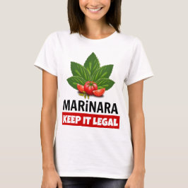 Marinara it 保 Legal Basilトマ葉ト Tシャツ