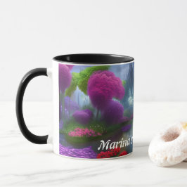 Marina's Morning Teaカスタマイズ可パーソナライズされた能 マグカップ