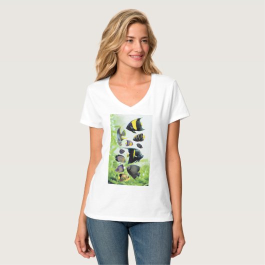 Marine Angelfishes Tシャツ (正面フル)