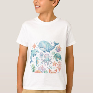 Marine Animals T-Shirt Tシャツ