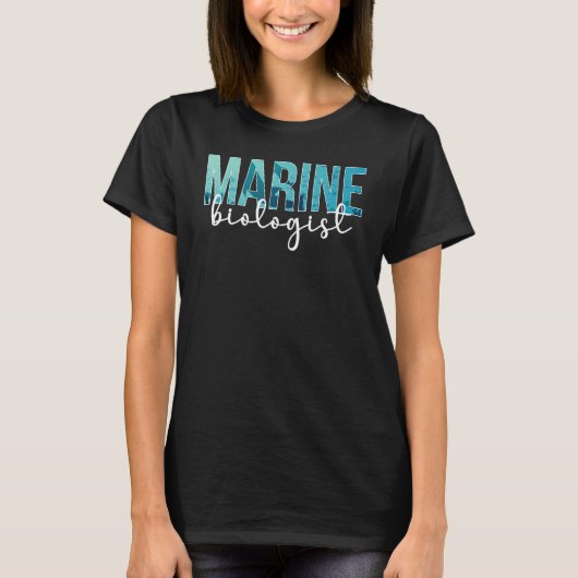 Marine Biologist Boho Marine Biology Tシャツ (正面)