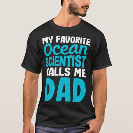 Marine Biologist Dad Marine Biology Tシャツ (正面)