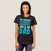 Marine Biologist Dad Marine Biology Tシャツ (正面フル)