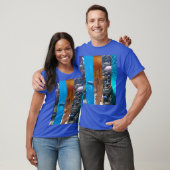 MARINE BIOLOGY COLLAGE on Blue TeeShirt Tシャツ (ユニセックス)