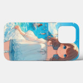 Marine Blue Girl Case-Mate iPhoneケース (裏面 (横))