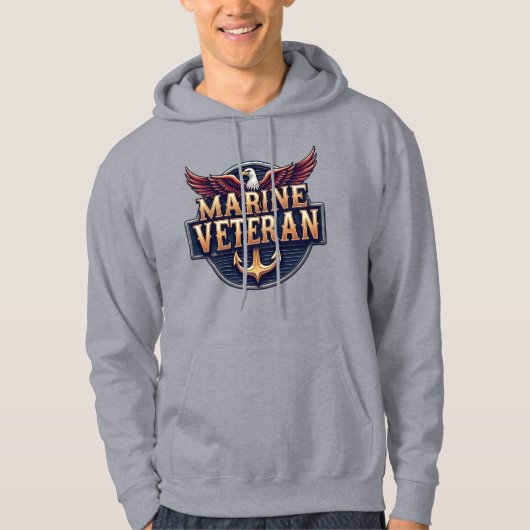 Marine Corps Veteran パーカ (正面)