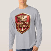 Marine Corps Veteran Logo Emblem Tシャツ (正面)