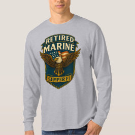 Marine Corps Veteran Logo Emblem Tシャツ