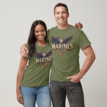 Marine Corps Veteran Logo Tシャツ<br><div class="desc">Marine Corps Veteran logo emblem on t-shirts from VetGearHQ.com</div>