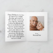 marine dog birthday Folded Greeting Card カード (内部)