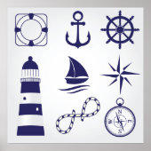 Marine Elementsポスター ポスター (正面)