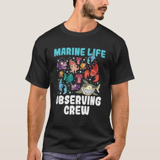 Marine fish biodiversity ocean conservation scuba  tシャツ (正面)