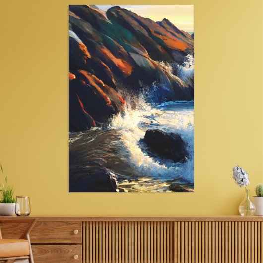 Marine Fury キャンバスプリント (インサイチュ (リビング))