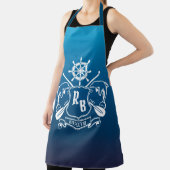 Marine Insignia Dolkins Helm Oars Shield(海上記:イルカン: エプロン (インサイチュ)