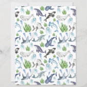 Marine Life Scrapbook Paper (正面)