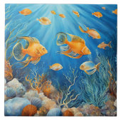 Marine Life with Exotic Fish タイル (正面)