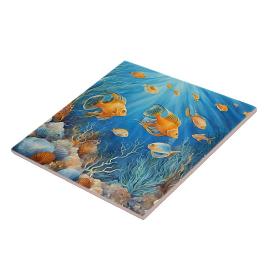 Marine Life with Exotic Fish タイル (側面)
