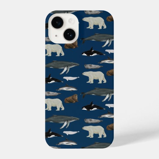 Marine Mammal Phone Case iPhoneケース (裏面)