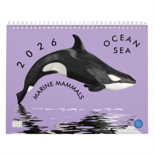 Marine mammals calendar カレンダー (カバー)
