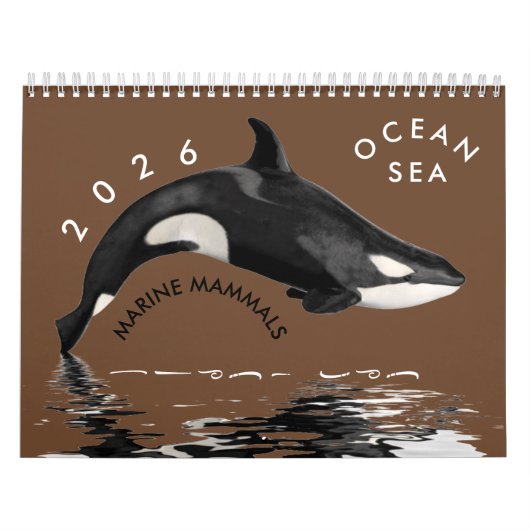 Marine mammals calendar カレンダー (カバー)