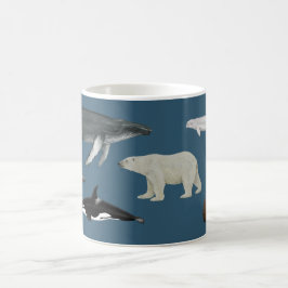 Marine mammals mug / cup コーヒーマグカップ