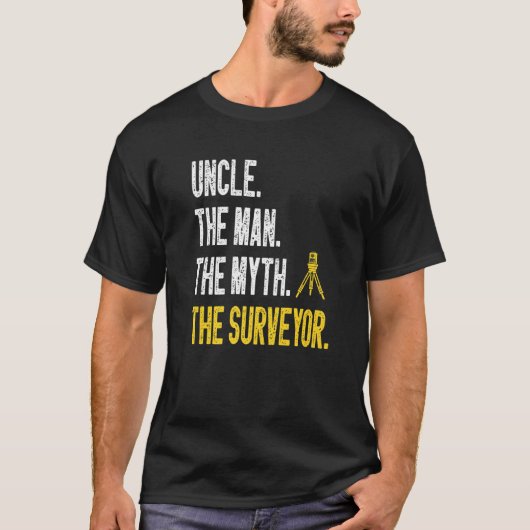 Marine Surveyor Land Surveying Uncle Land Surveyor Tシャツ (正面)