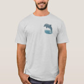 Marine themed - Dolphin Tシャツ (正面)