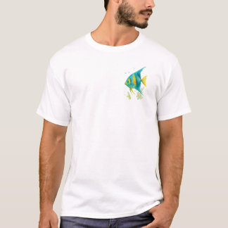 Marine Themed tshirt - Angel Fish Tシャツ