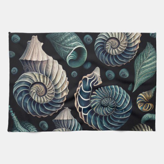 Marine Treasures キッチンタオル (横)