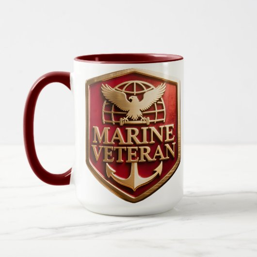 Marine Veteran Mug マグカップ (左)