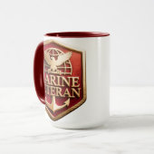 Marine Veteran Mug マグカップ (正面左)