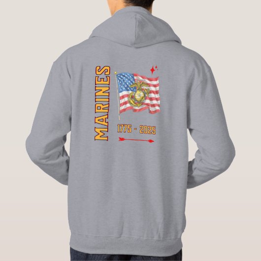 MARINES 1775 Hoodie パーカ (裏面)