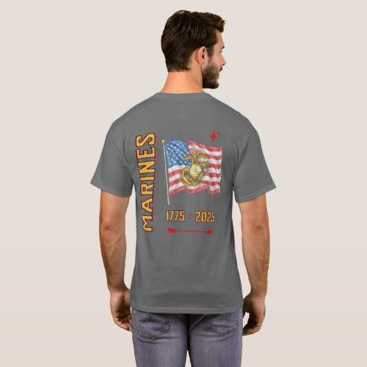 MARINES 1775 Tee Tシャツ (裏面フル)