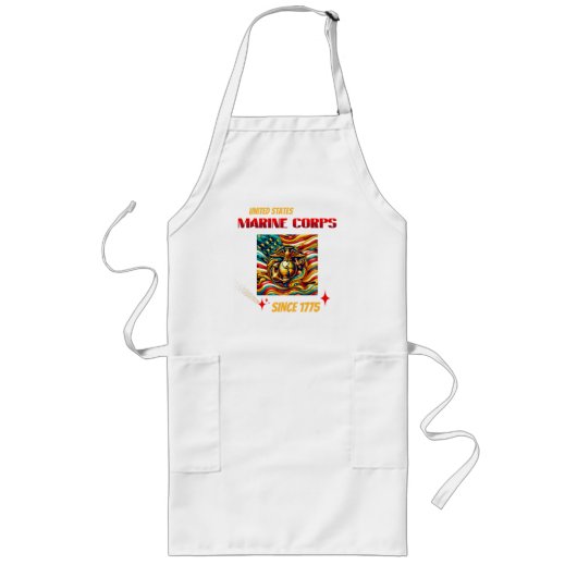 Marines Since 1775 Apron ロングエプロン (正面)