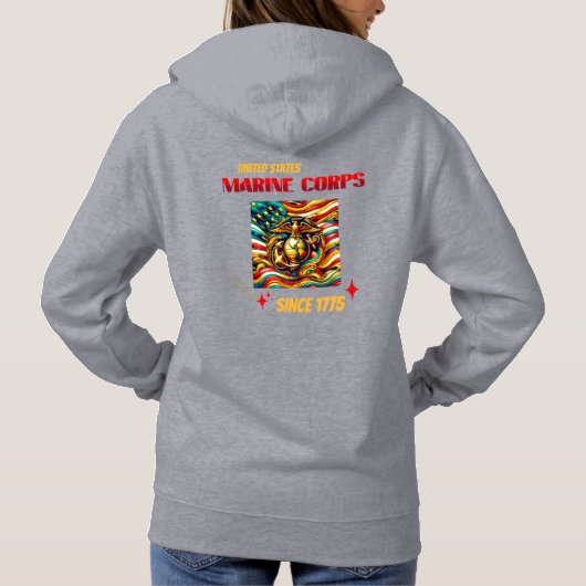 Marines Since 1775 Hoodie パーカ (裏面)