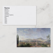Marino 1719年の眺め(キャンバスの油) 名刺 (正面/裏面)