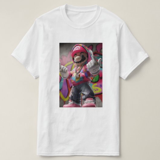 MARIO UP Tシャツ (デザイン正面)