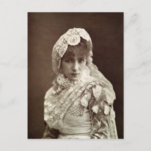 Marion Delormeの役割のサラ・ベルンハルト ポストカード (正面)