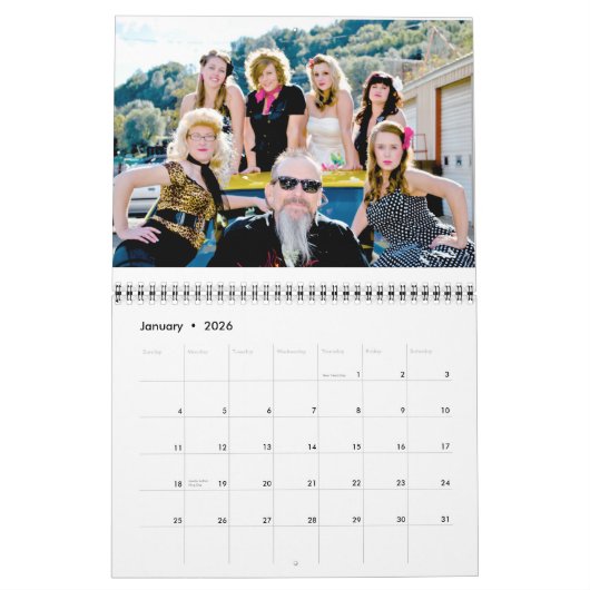 Mariposaのカレンダーの女の子 カレンダー (1月 2026)