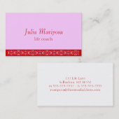 Mariposaカード 名刺 (正面/裏面)