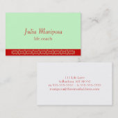 Mariposa IIのカード 名刺 (正面/裏面)