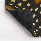 Mariposa Orange & Yellow Monarch Butterfly Wing マウスパッド (コーナー)