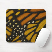 Mariposa Orange & Yellow Monarch Butterfly Wing マウスパッド (マウス)