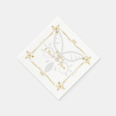 Mariposas de Amor スタンダードカクテルナプキン (角)