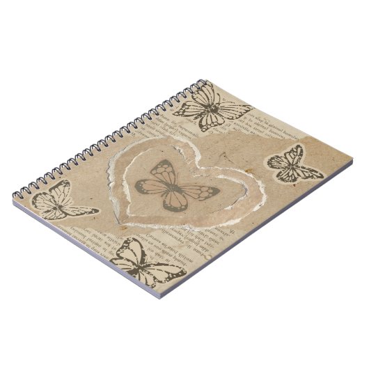 mariposas de papel ノートブック (左側)