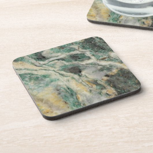 Mariposite Mineral Stone Pattern コースター (左側)