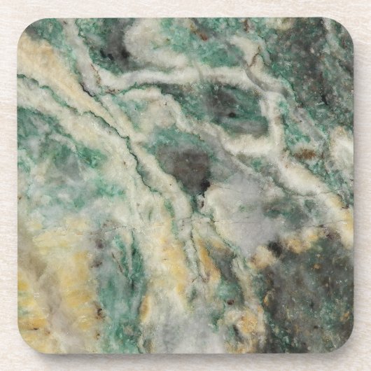 Mariposite Mineral Stone Pattern コースター (正面)