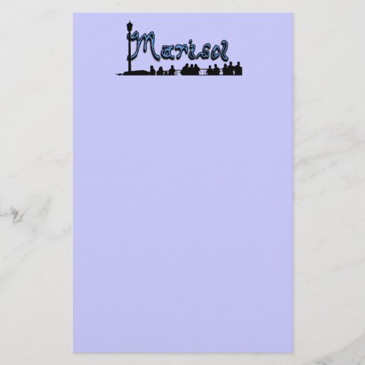 Marisolの文房具 便箋 (正面)
